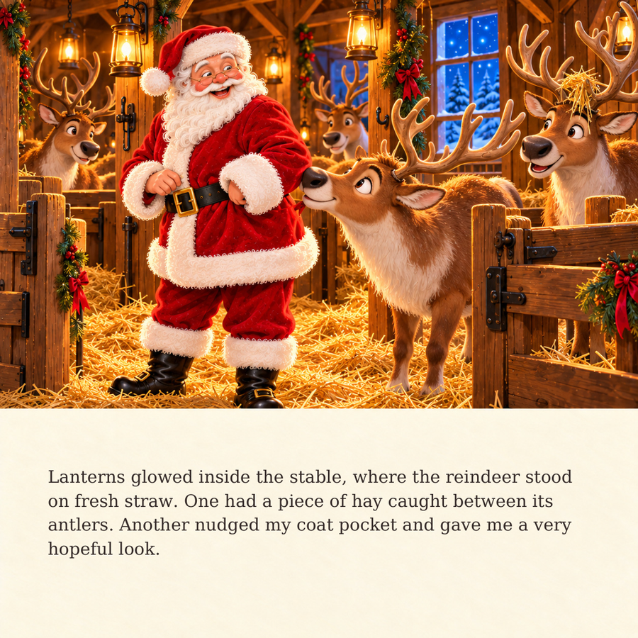 Sample interior page 20 from A Letter from Santa