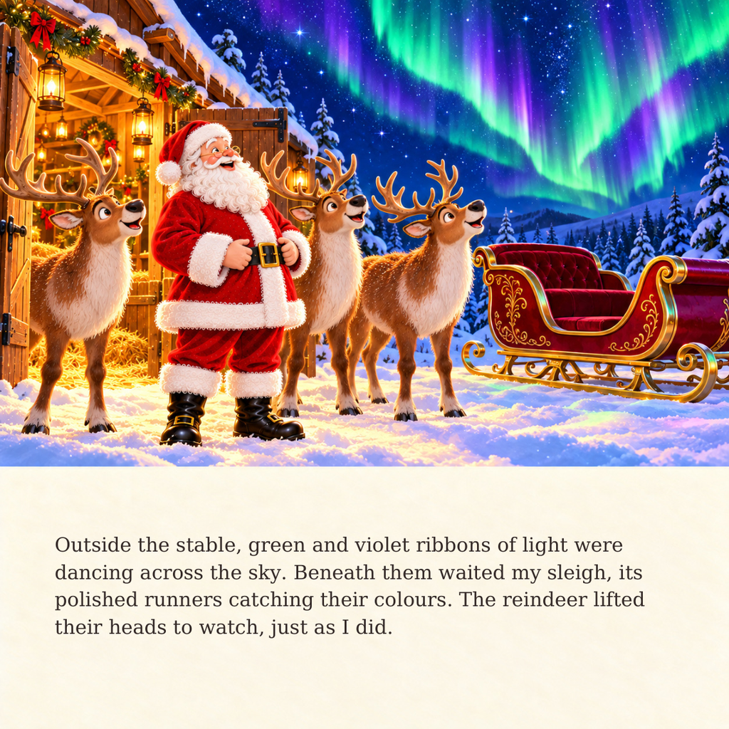 Sample interior page 22 from A Letter from Santa
