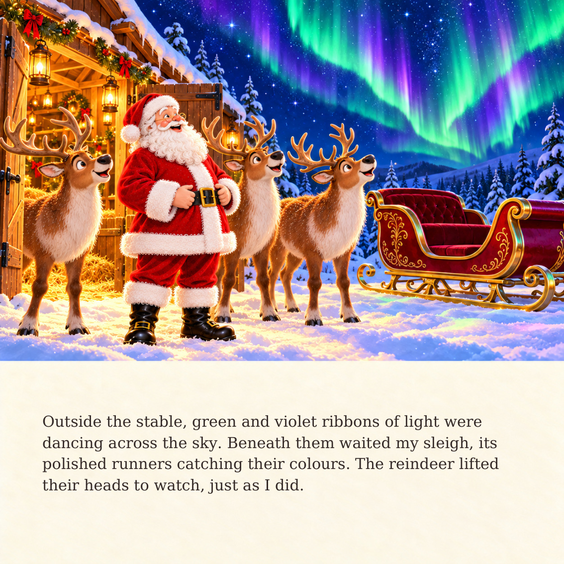 Sample interior page 22 from A Letter from Santa