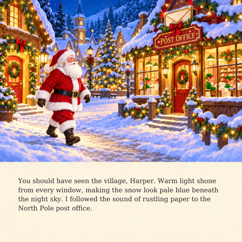 Sample interior page 5 from A Letter from Santa